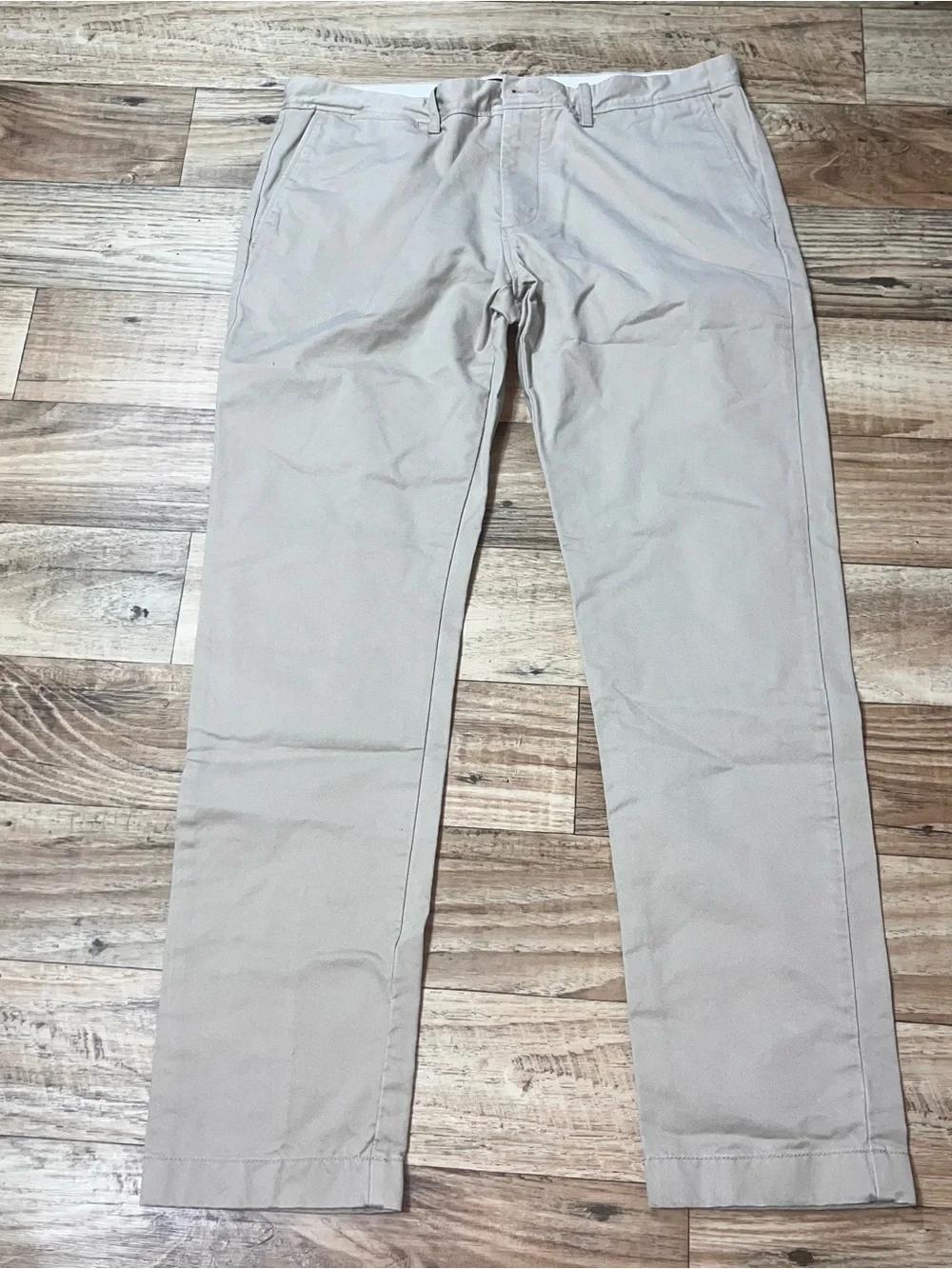 J Crew Men Pants 34x31 Oarsman Khaki Chino Always 484 Slim Preppy Casual Formal
